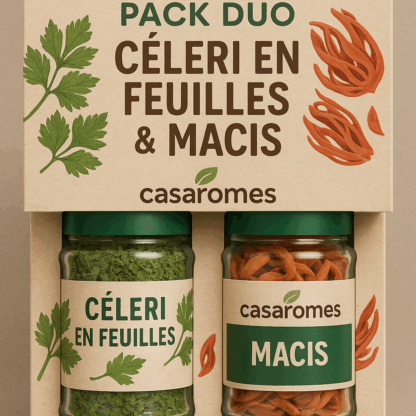 Duo épices en feuilles
