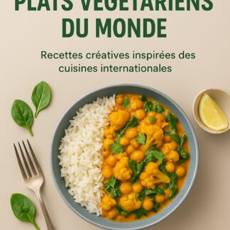 Livre de Recettes – Plats Végétariens du Monde