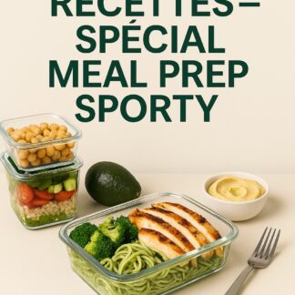 Livre de Recettes – Spécial Meal Prep Sporty