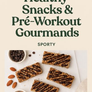 Livre de Recettes – Healthy Snacks & Pré-Workout Gourmands